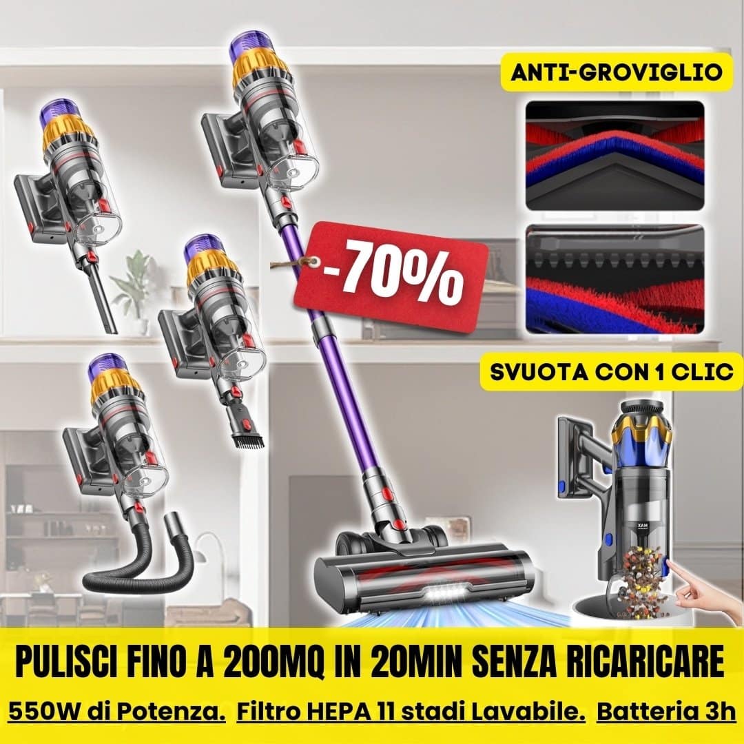 aspirapolvere senza fili